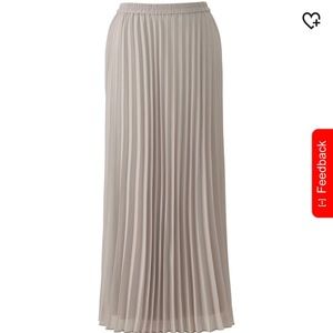 UNIQLO Women Chiffon Pleated Skirt